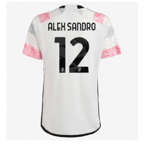 Lacne Muži Futbalové dres Juventus Alex Sandro #12 2023-24 Krátky Rukáv - Preč